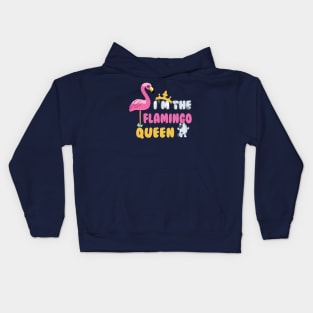 The Flamingo Queen Kids Hoodie